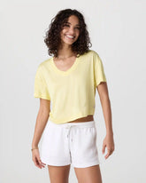 Short Sleeve Energy V-Neck Tee | Sunlight Heather