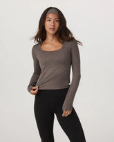 Long Sleeve Halo Essential Scoop | Chia Heather