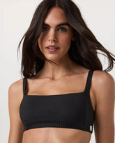 Inversion Rib Bra | Black
