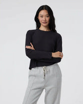 Long Sleeve Cove Relaxed Tee | Black