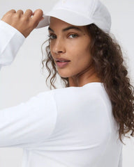 Long Sleeve Cove Relaxed Tee | White