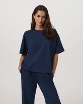 Short Sleeve Maven Oversized Tee | Blue Coast