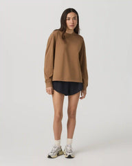 Long Sleeve Heavyweight Cotton Tee | Acorn