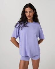 Energy Tee Long | Hyacinth Heather