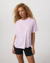 Energy Tee Long | Lilac Breeze Heather