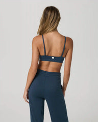 Halo Triangle Bra | Blue Coast Heather