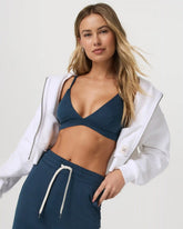 Halo Triangle Bra | Blue Coast Heather