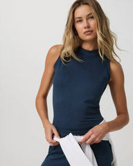 Halo Muscle Tank | Blue Coast Heather