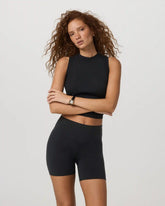 Halo Muscle Tank | Solid Black