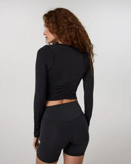 Westerlies Ruched Top | Black
