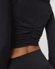 Westerlies Ruched Top | Black