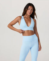 Vuori AllTheFeels™ Triangle Bra | Crystal Blue