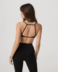 Vuori AllTheFeels™ Strappy Back Bra | Black