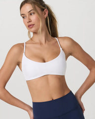 Vuori AllTheFeels™ Strappy Back Bra | White