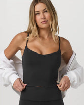 Halo Cami | Solid Black