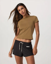 Short Sleeve Feather Classic Tee | Rum