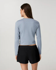 Halo Cardigan 2.0 | Coastal Fog Heather