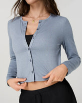 Halo Cardigan 2.0 | Coastal Fog Heather