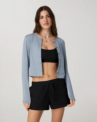 Halo Cardigan 2.0 | Coastal Fog Heather
