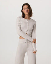 Halo Cardigan 2.0 | Ecru Heather