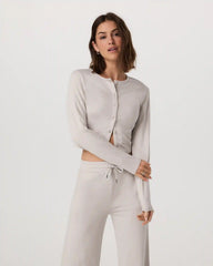 Halo Cardigan 2.0 | Ecru Heather