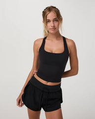 Vuori AllTheForm™ Logo Tank | Black