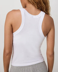 Energy Racerback Tank | White