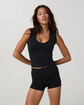 Everyday Cotton Stretch Tank | Ink
