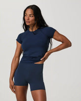 Vuori AllTheFeels™ Short Sleeve Essential Tee | Blue Coast