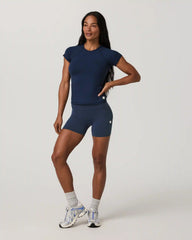 Vuori AllTheFeels™ Short Sleeve Essential Tee | Blue Coast