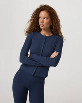 Long Sleeve Pose Twin Cardigan | Blue Coast