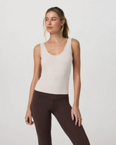 Pose Twin Tank | Ecru Heather