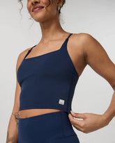 Vuori AllTheFeels™ Strappy Back Tank | Blue Coast