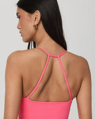 Vuori AllTheFeels™ Strappy Back Tank | Sunset Pink