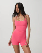 Vuori AllTheFeels™ Strappy Back Tank | Sunset Pink
