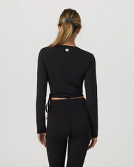 Vuori AllTheForm™ Wrap Top | Black