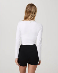 Vuori AllTheForm™ Wrap Top | White