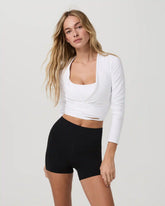 Vuori AllTheForm™ Wrap Top | White