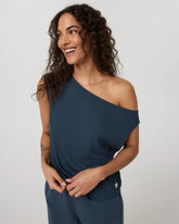 Cove Asymmetric Top | Ocean Blue
