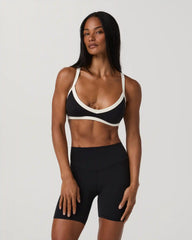 Vuori AllTheForm™ V Neck Bra | Black