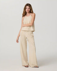 Villa Shoreline Halter Top | Bleached Sand