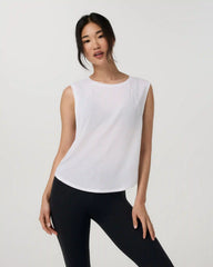 Westerlies Muscle Tank | White