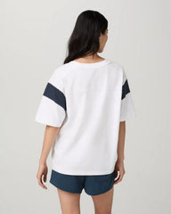 Heavyweight Cotton Varsity Tee | White