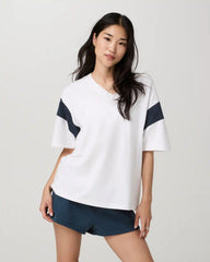 Heavyweight Cotton Varsity Tee | White
