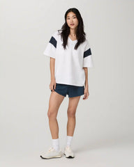 Heavyweight Cotton Varsity Tee | White