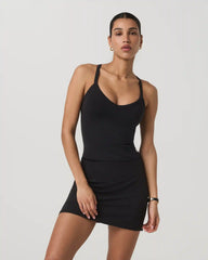 Vuori AllTheForm™ V Neck Tank | Black
