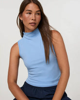 Daily Muscle Tank | Light Oasis Blue