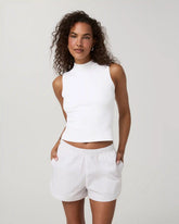 Daily Muscle Tank | White