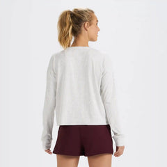 Long-Sleeve Pose Tee | White Heather