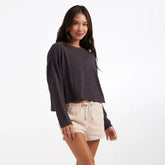 Long-Sleeve Sundown Tee | Quartz